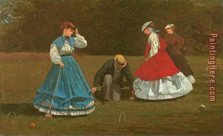 Winslow Homer The Croquet Game